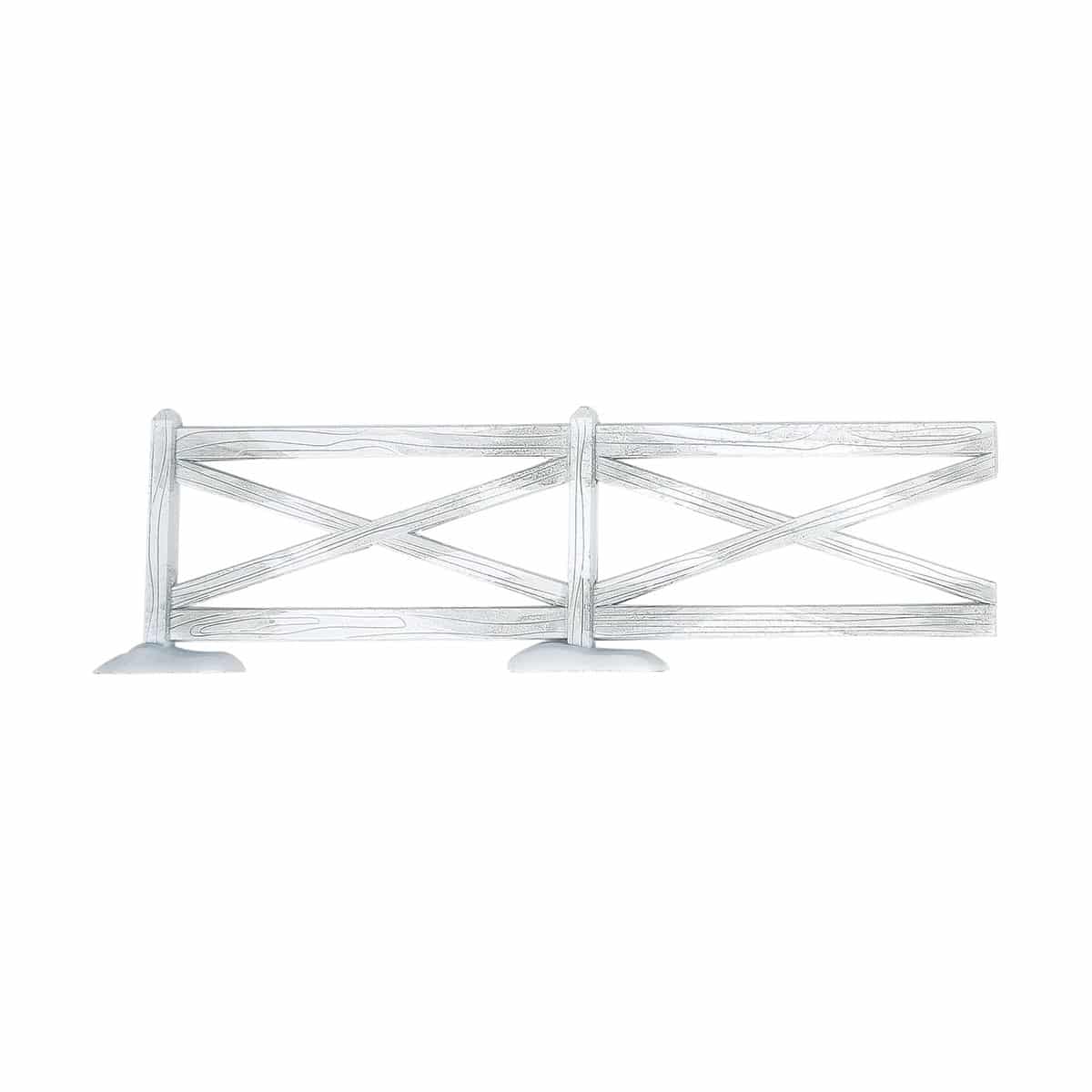White Crossbuck Fence Set Cross Product D56 New Fence Section