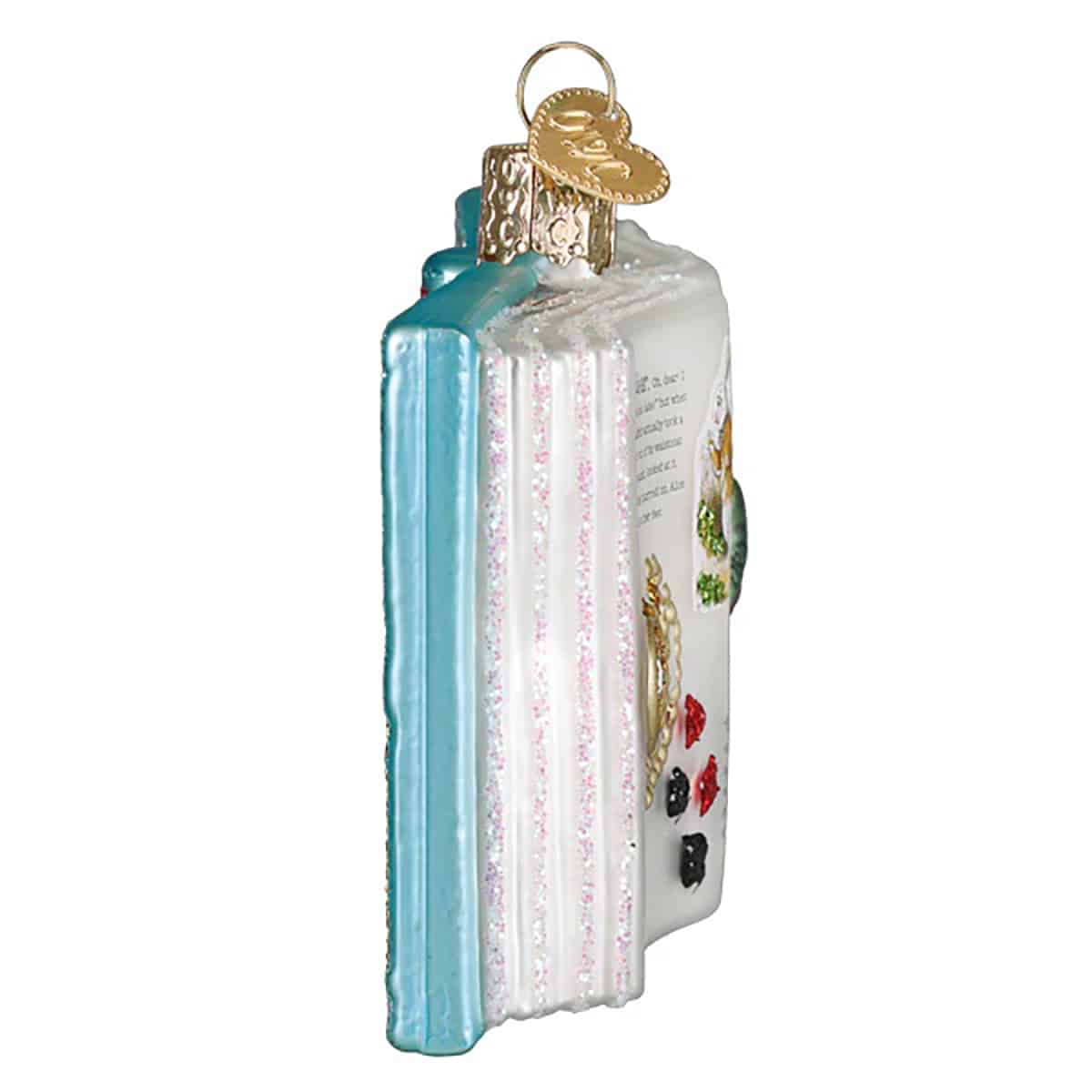 Alices Adventures in Wonderland Ornament Old World Christmas Side