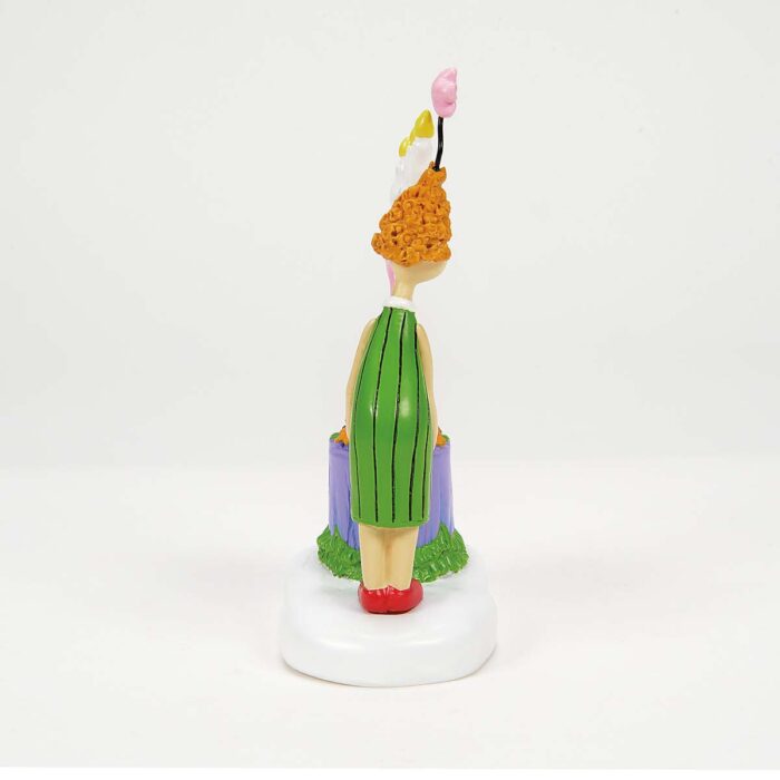 Auntie Who Sets a Centerpiece Grinch Village D56 Side