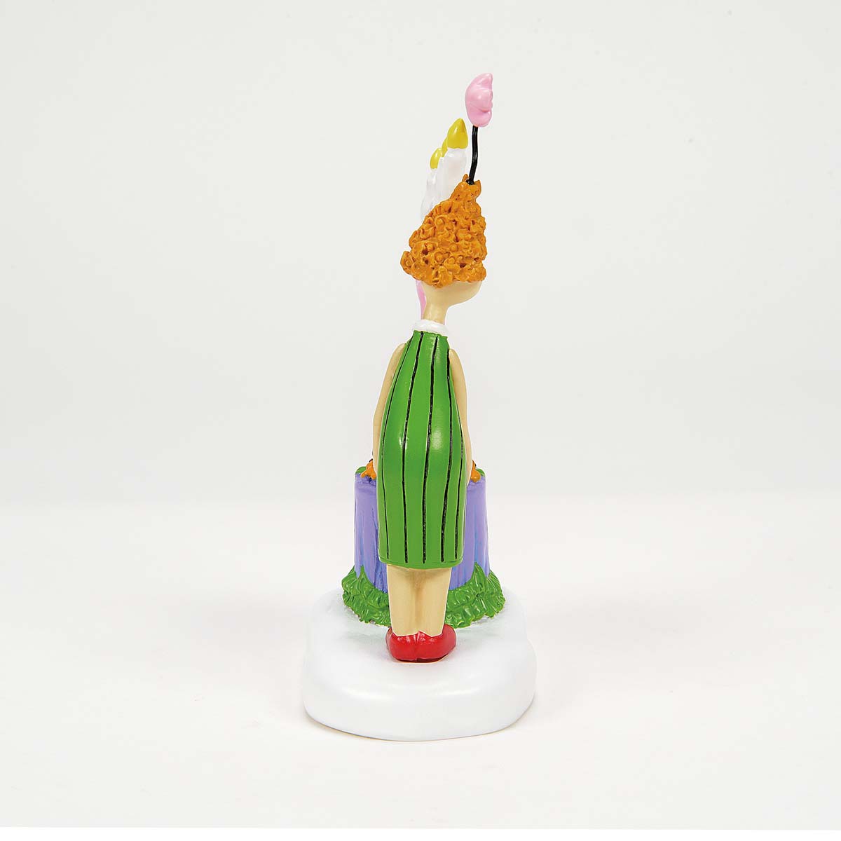 Auntie Who Sets a Centerpiece Grinch Village D56 Side