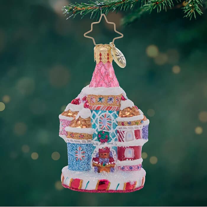 Candy Cane Castle Gem by Radko