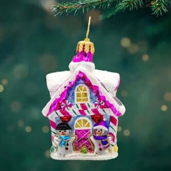Candy Coated Cottage Gem By Radko