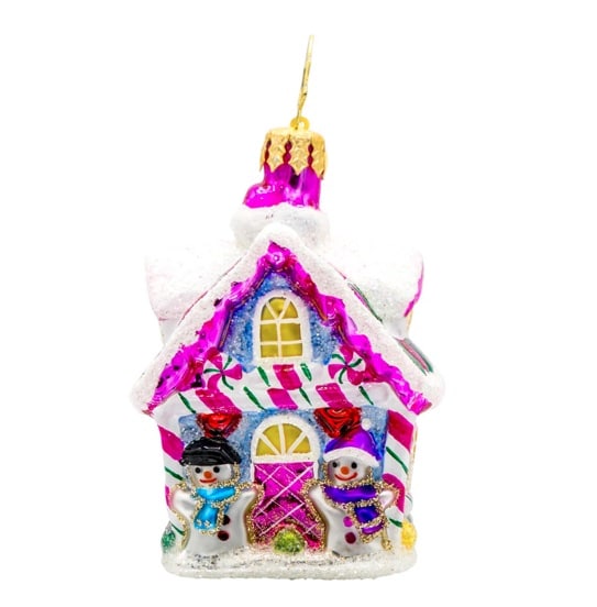 Candy Coated Cottage Gem by Radko Front
