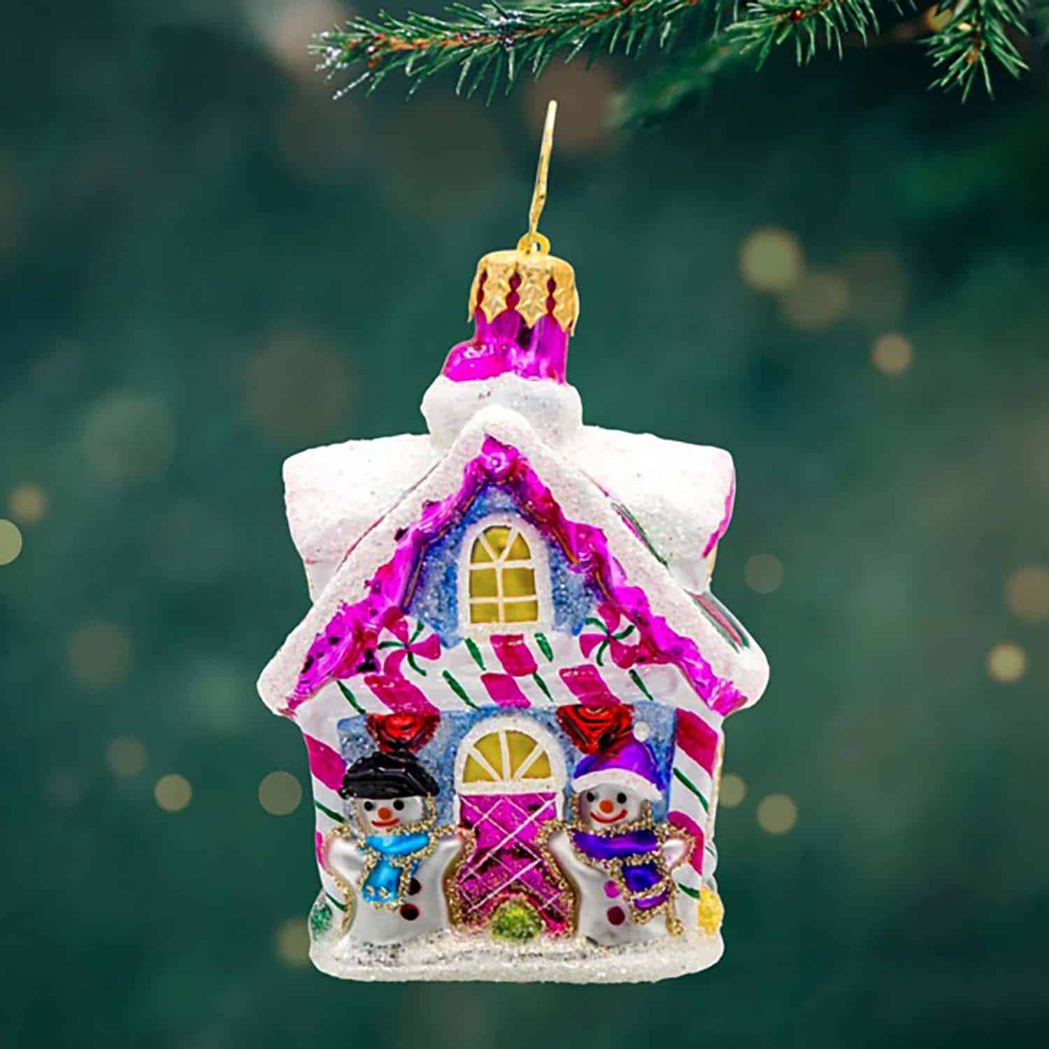 Candy Coated Cottage Gem by Radko