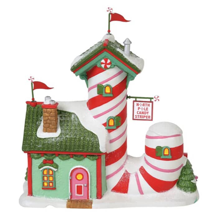 Candy Striper North Pole Village D56 Back