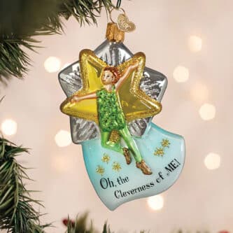 Clever Peter Pan Ornament Old World Christmas