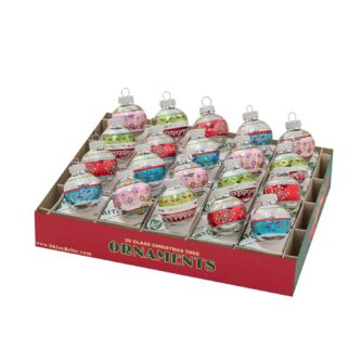 Festive Fete Decorated Rounds Shiny Brite By Radko