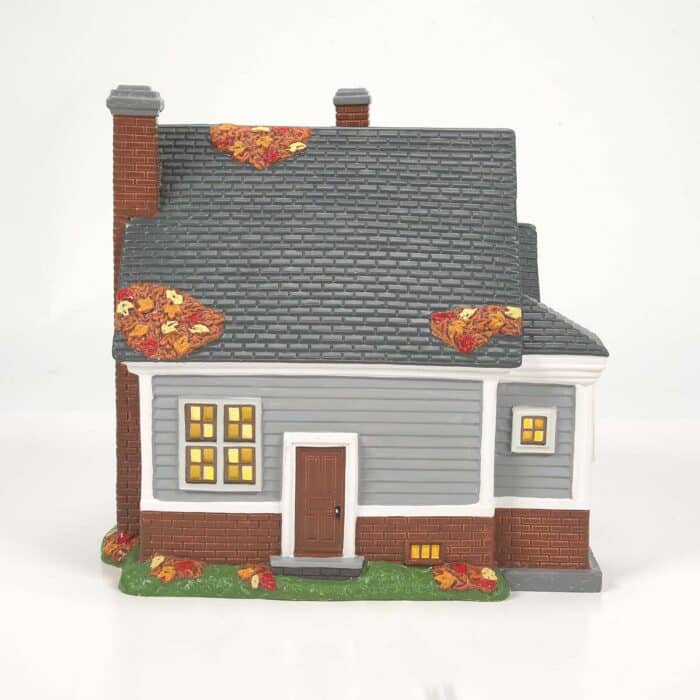 Friday Night Fanatics Snow Village Halloween D56 Back