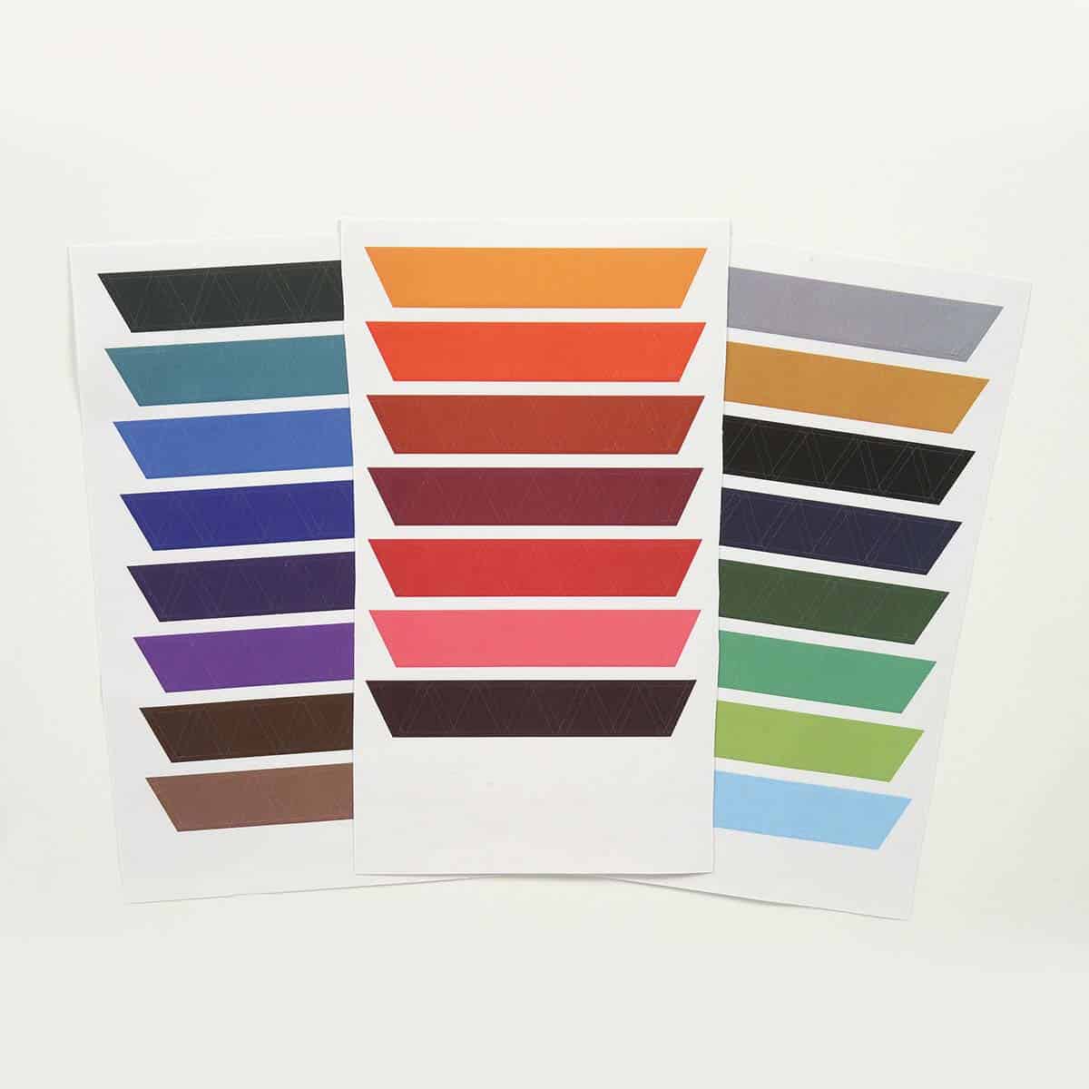 Friday Night Fanatics Snow Village Halloween D56 Pennant Stickers