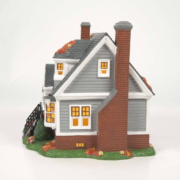 Friday Night Fanatics Snow Village Halloween D56 Side