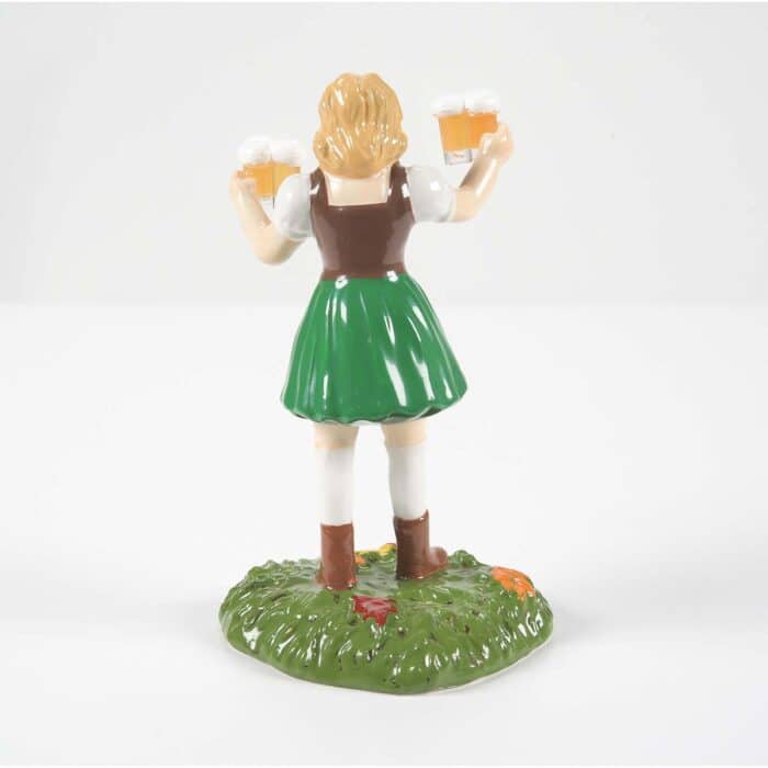 Hammers Steins Snow Village Halloween D56 Barmaid Back