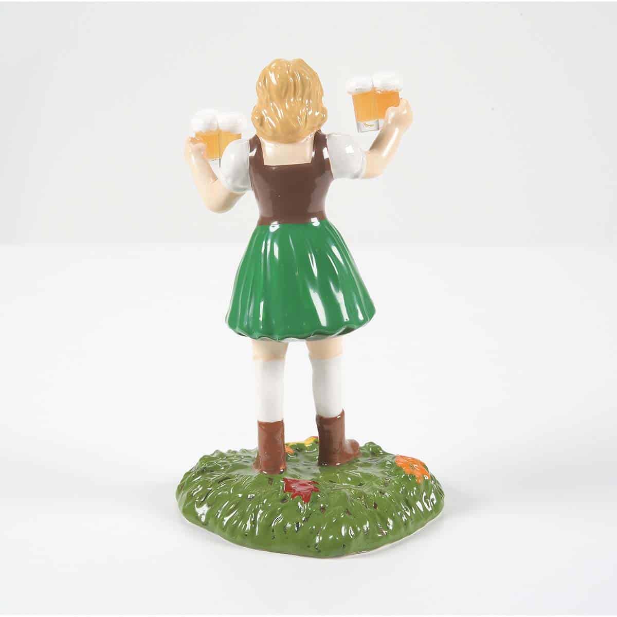 Hammers Steins Snow Village Halloween D56 Barmaid Back