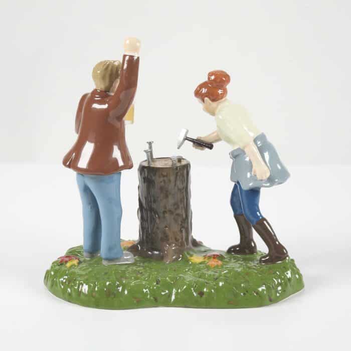 Hammers Steins Snow Village Halloween D56 Tourney Back