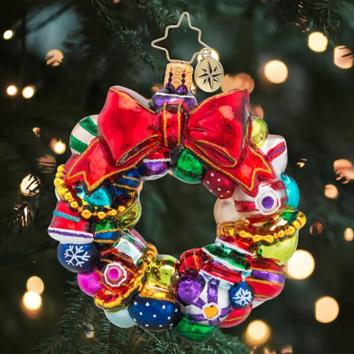 Joyful Wreath Gem by Radko