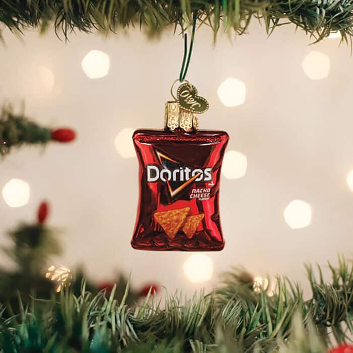 Mini Doritos Nacho Cheese Chips Ornament Old World Christmas