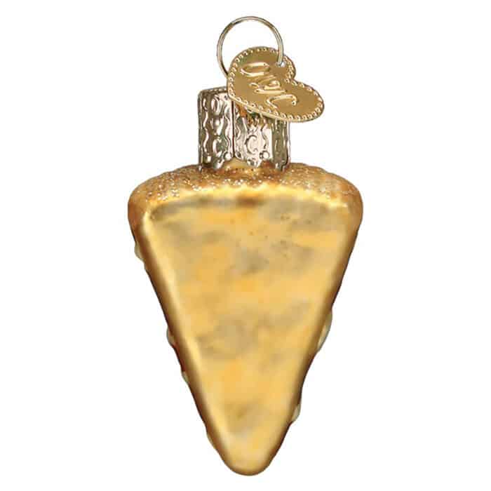 Mini Pizza Slice Ornament Old World Christmas Back