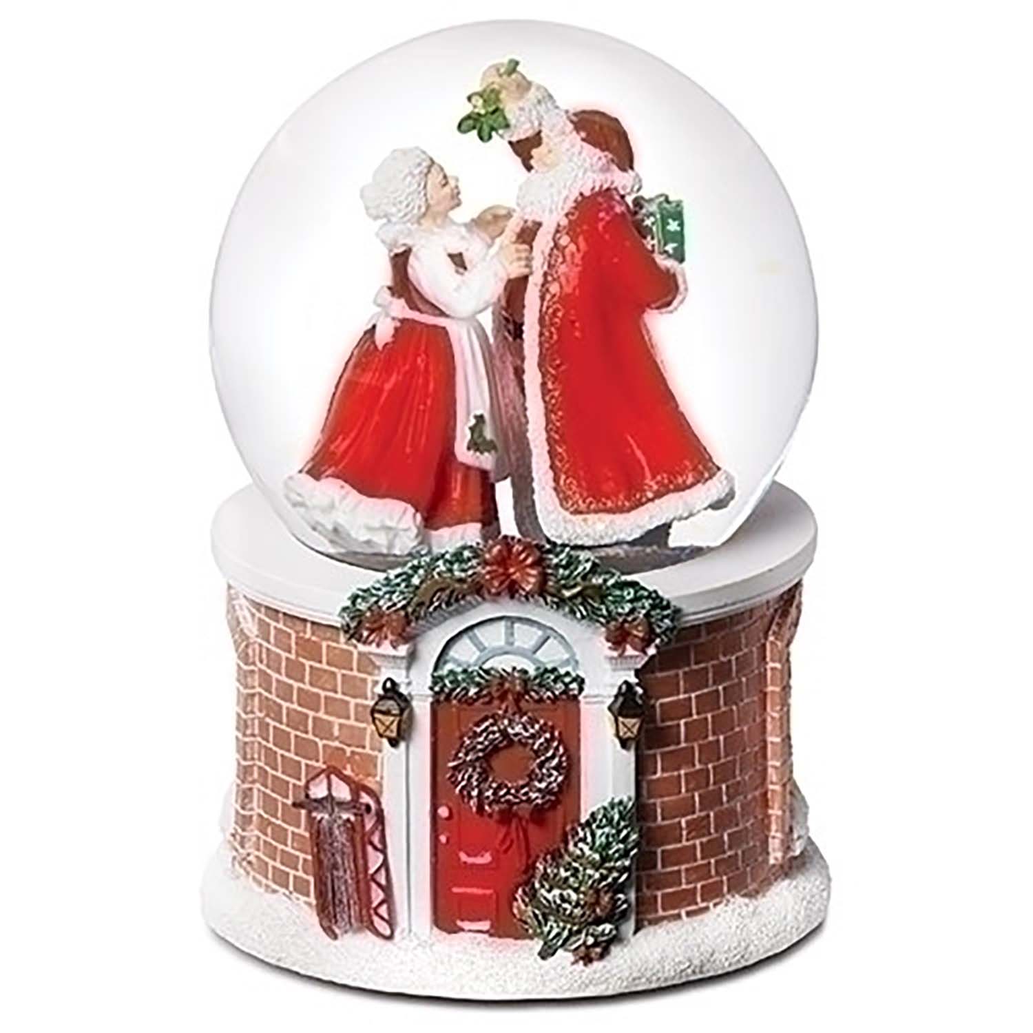 Musical Santa Mrs Claus Water Dome