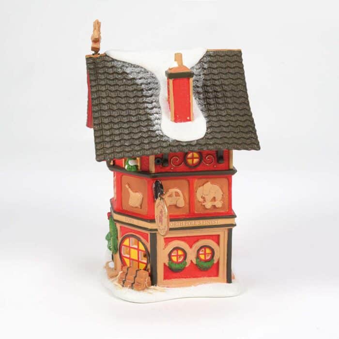 North Poles Finest Wooden Toys North Pole Village D56 Side