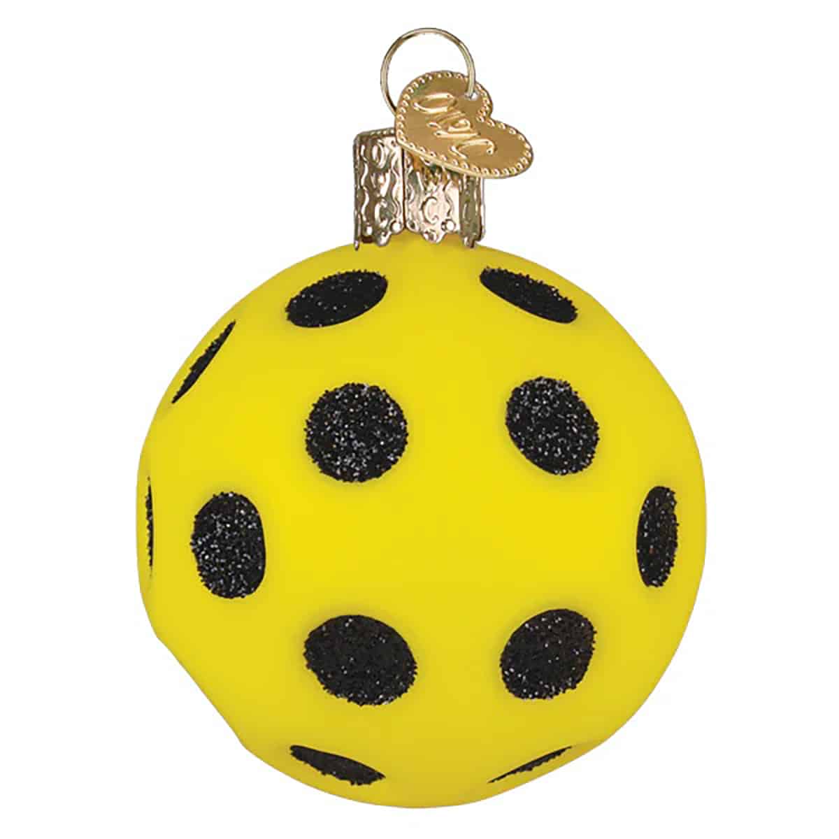 Pickleball Ornament Old World Christmas Back