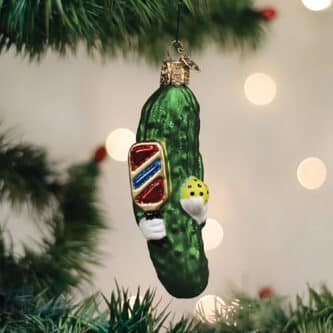 Pickleball Pickle Ornament Old World Christmas