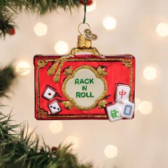 Rack N Roll Mahjong Ornament Old World Christmas