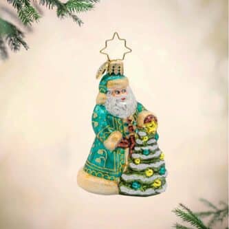 Santa's Tinsel Touch 2025 Gem By Radko