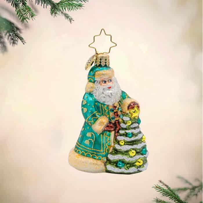 Santas Tinsel Touch 2025 Gem by Radko