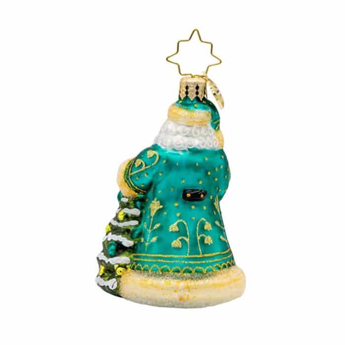 Santas Tinsel Touch 2025 Gem by Radko Back