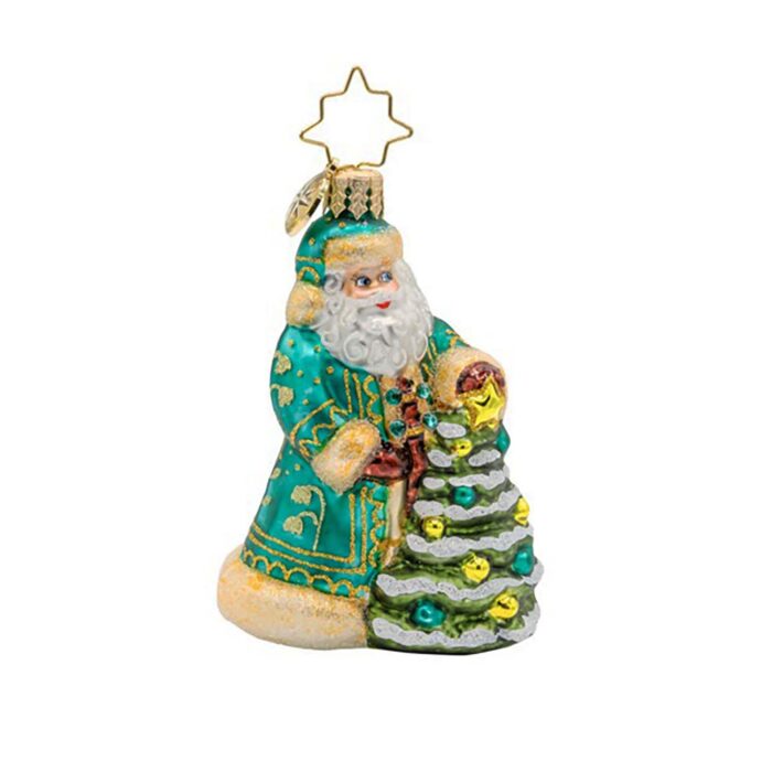 Santas Tinsel Touch 2025 Gem by Radko Front