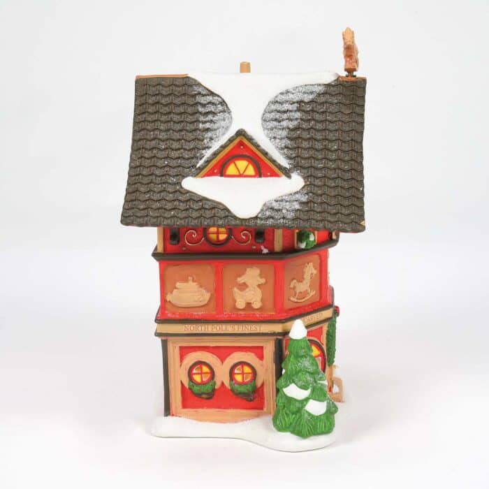 North Poles Finest Wooden Toys North Pole Village D56 Side Two