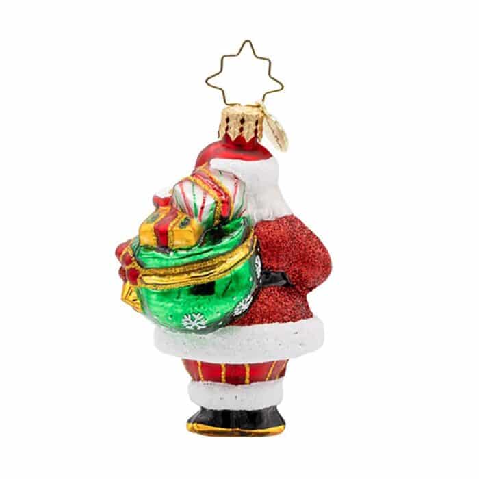 Starlit Holiday Delivery Gem by Radko Back