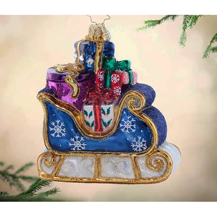 Starry Night Sleigh by Radko