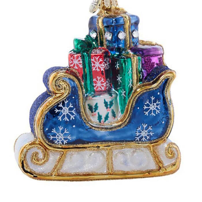 Starry Night Sleigh by Radko Back