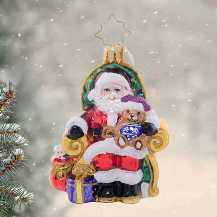 Strike a Pose Santa Gem by Radko