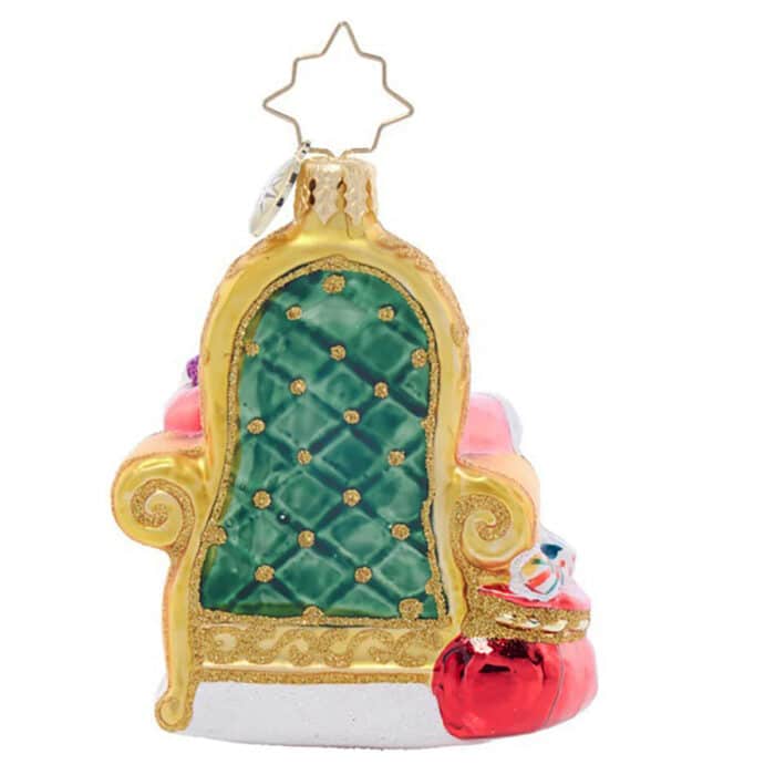 Strike a Pose Santa Gem by Radko Back