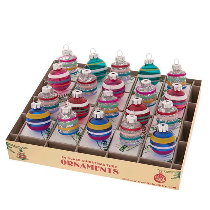 Vivid Vintage Shapes and Rounds Shiny Brite by Radko