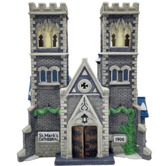 Cathedral Of St Marks Christmas In the City D56 Pre-Owned
