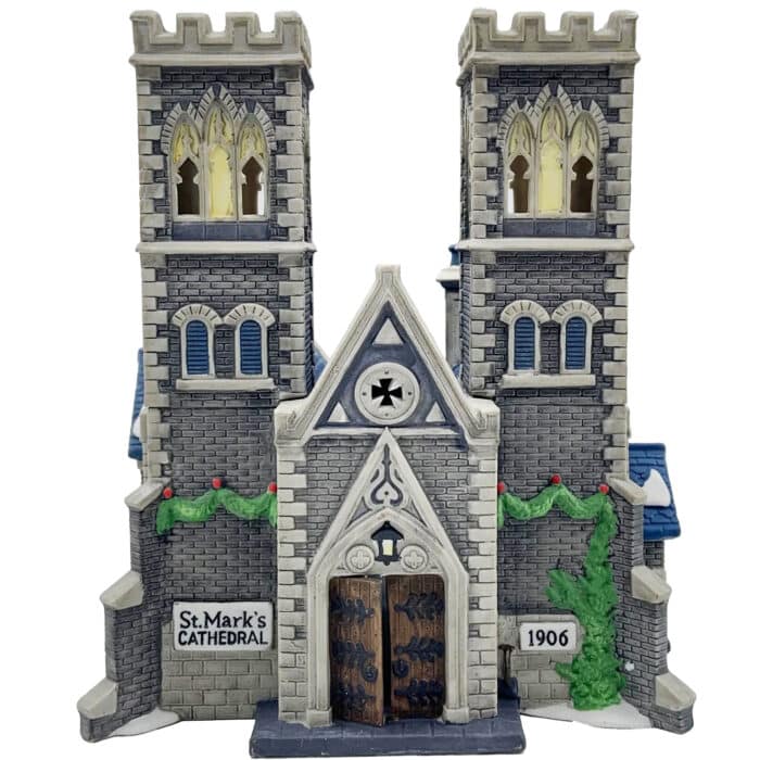 Cathedral of St Marks Christmas in the City D56 Pre owned