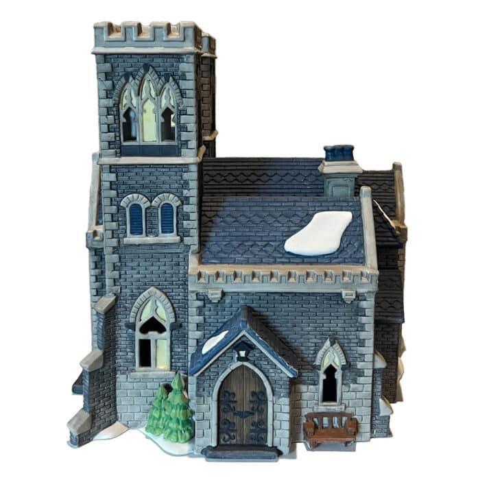Cathedral of St Marks Christmas in the City D56 Pre owned Side One