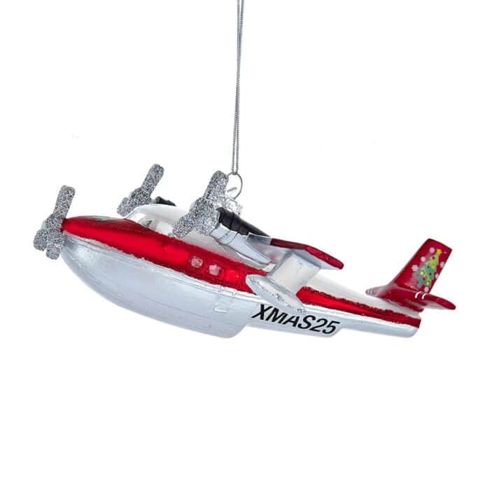Christmas Sea Plane Ornament