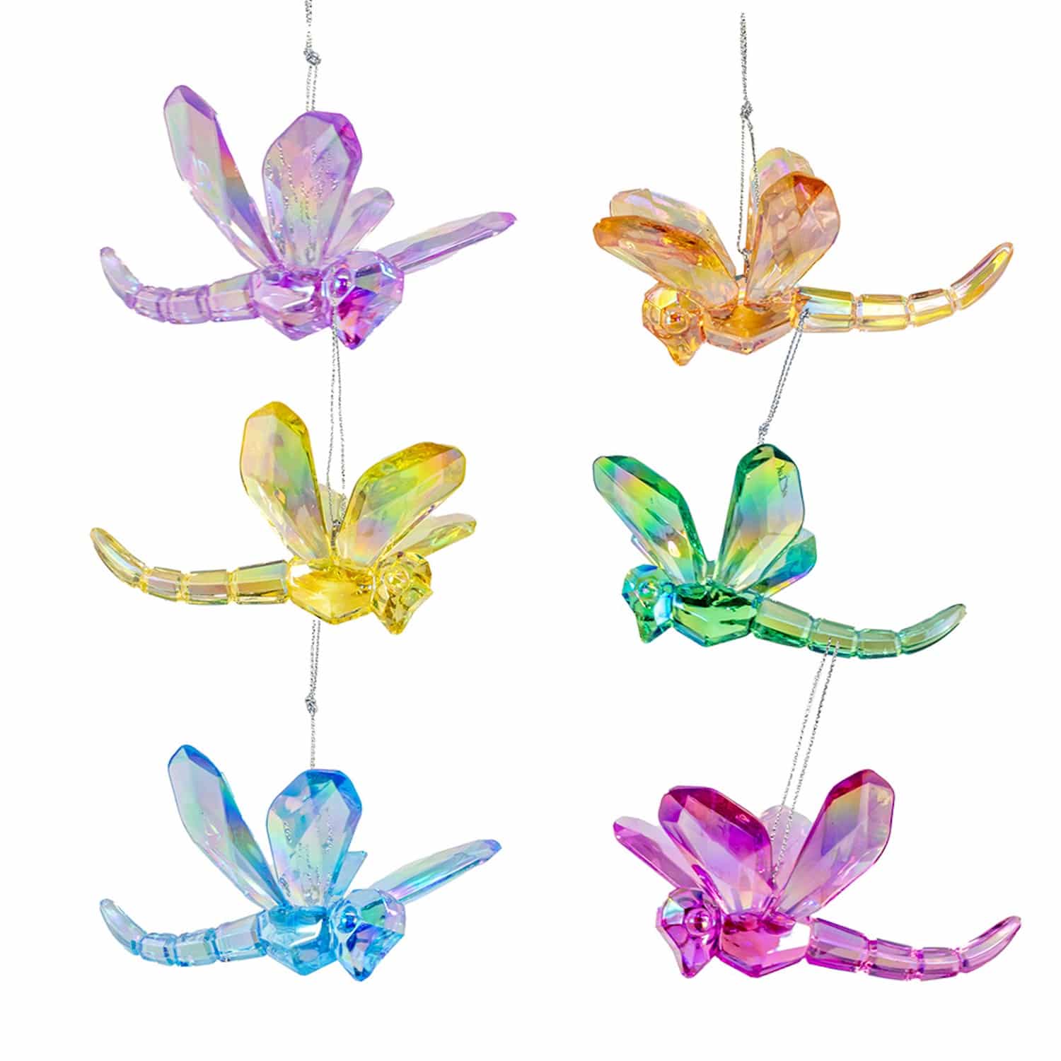 Colorful Dragonfly Ornaments