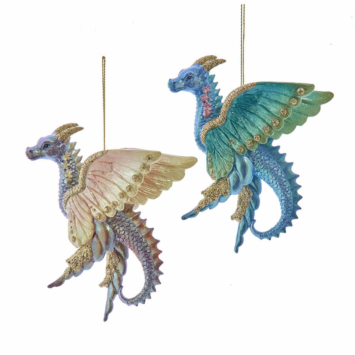 Dragon with Butterfly Ornaments