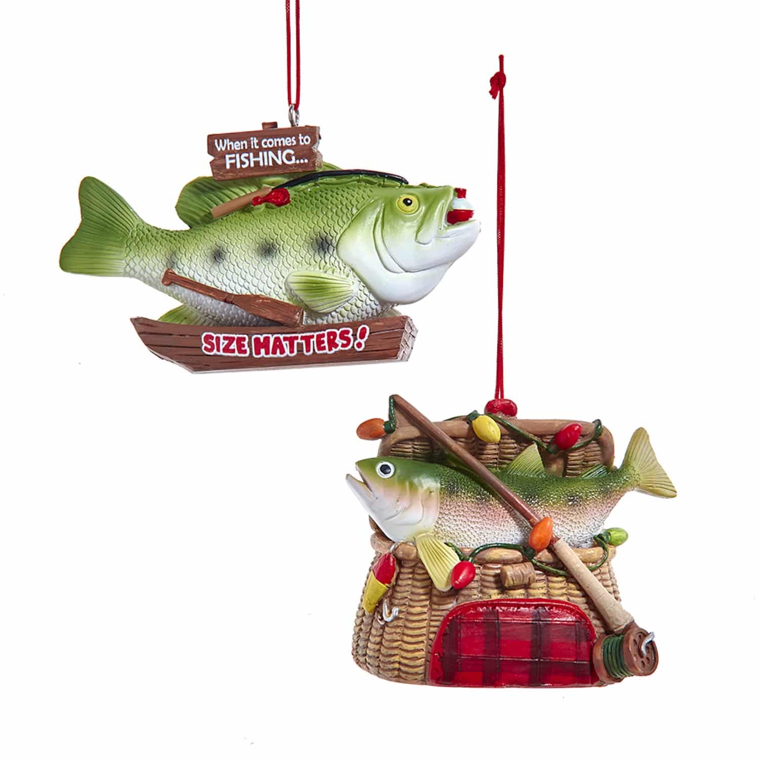 Fishing Size Matter or Creel Ornaments