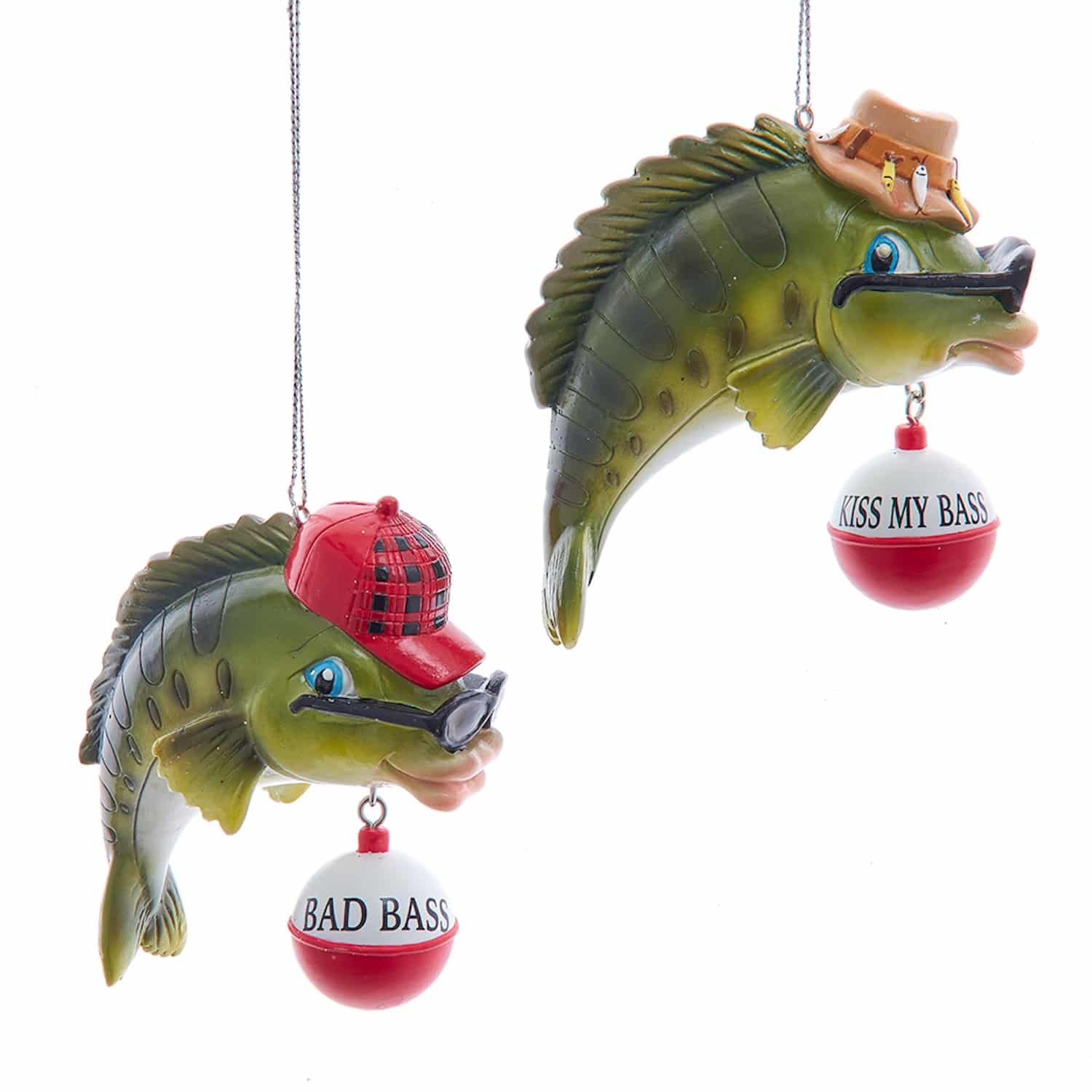 Lodge Bass with Sayings Ornament