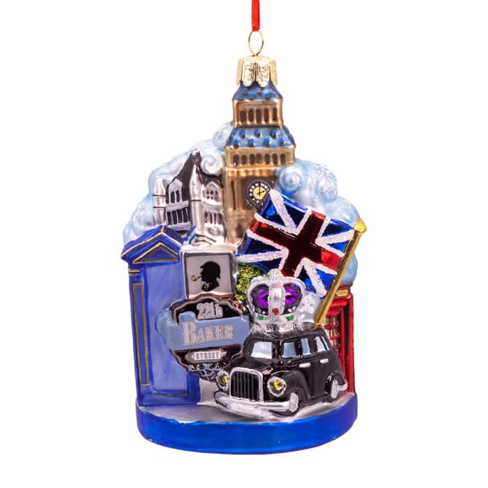 London Cityscape Ornament Back