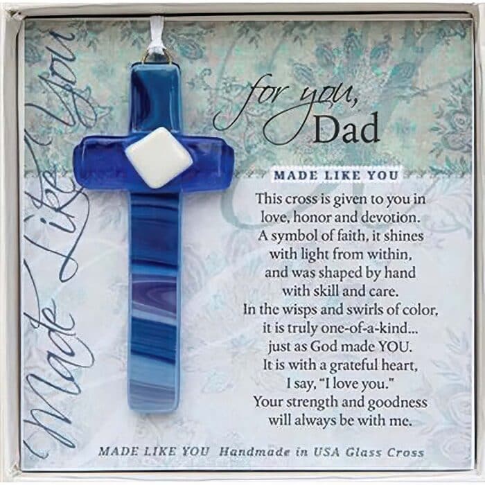 Made Like You Dad Cross Ornament