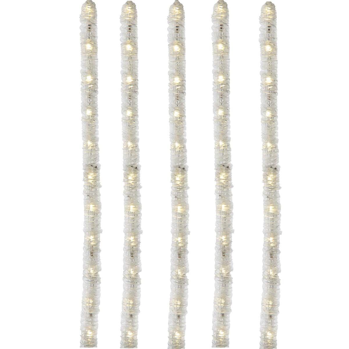 Multicolor or Warm White Smd Led Tube Light 24 Warm White Strands