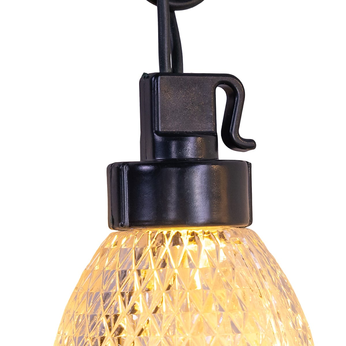 Multicolor or Warm White Super C9 Yard Stake Lights Close Up Warm White