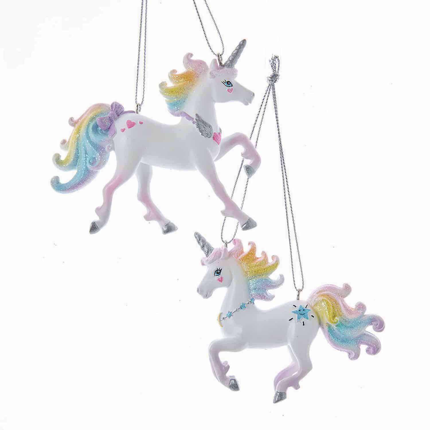 Pastel Dream Unicorn Ornaments