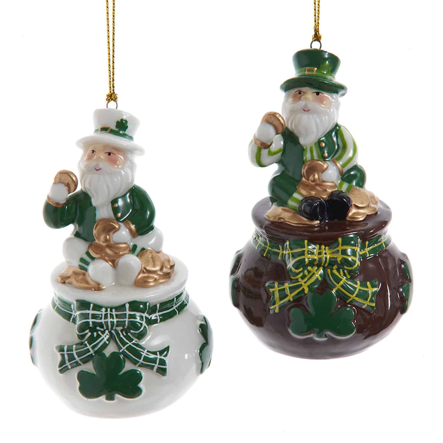 Pot O Gold Irish Ornaments